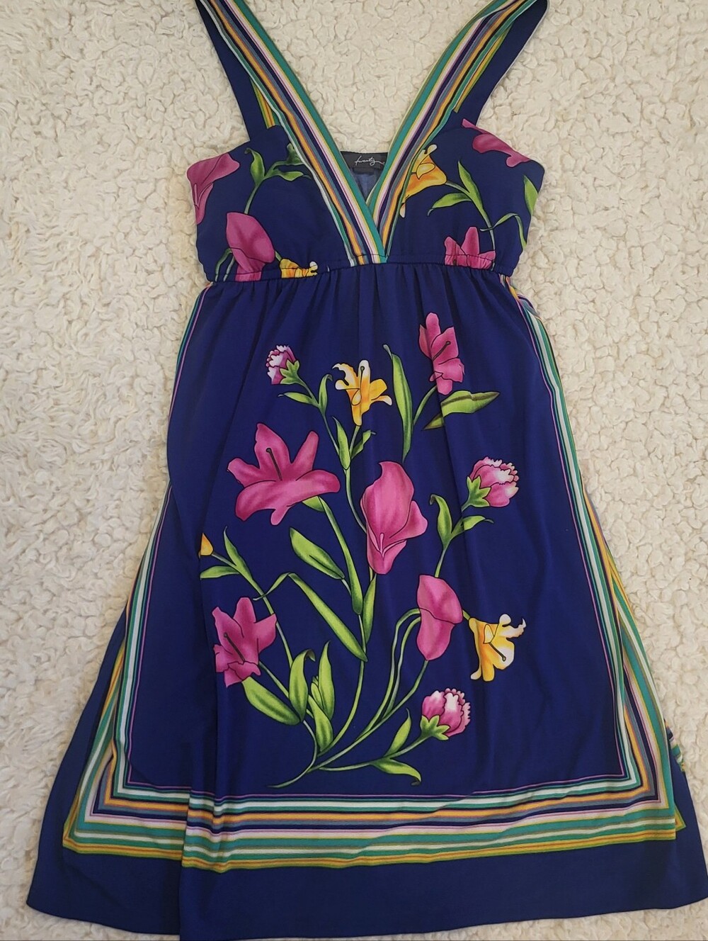 Womens Twenty One Floral Summer Dress Size Medium
